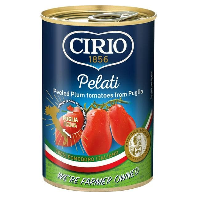Cirio Plum Peeled Tomatoes 400g - gallery image 1