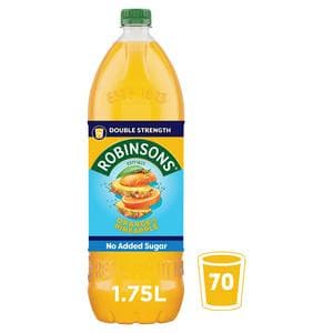 Robinsons Double Strength No Added Sugar Squash Orange & Pineapple 1.75L