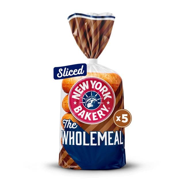 New York Bakery Co. Bagels, Wholemeal x5 - gallery image 2