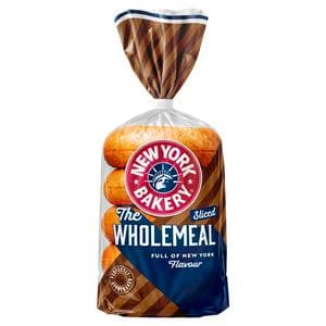 New York Bakery Co. Bagels, Wholemeal x5