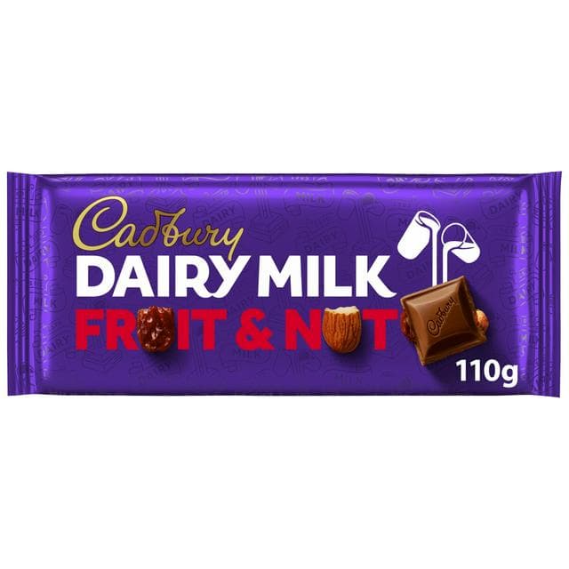 Cadbury Dairy Milk Fruit & Nut Chocolate 110g - gallery image 1