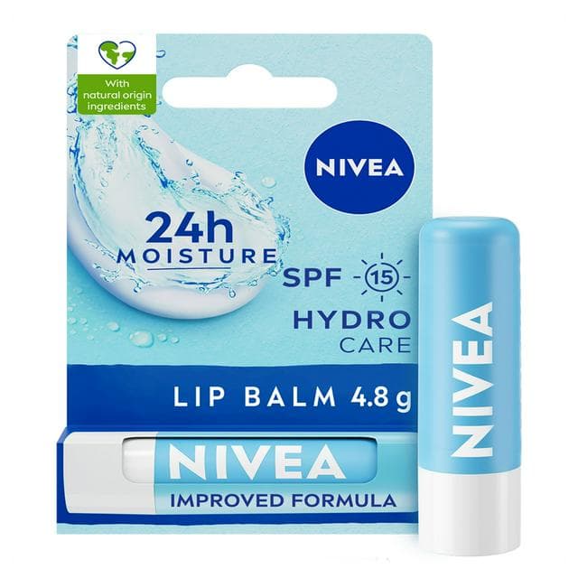 Nivea Hydro Care Lip Balm SPF15 4.8g - gallery image 1