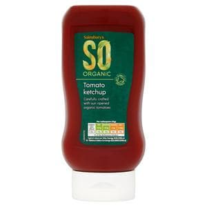 Sainsbury's Tomato Ketchup Sauce, SO Organic 460g