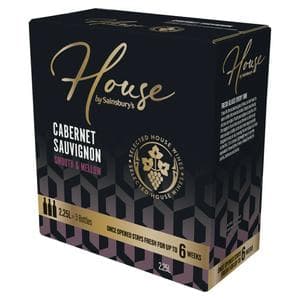 Sainsbury's House Cabernet Sauvignon Red Boxed Wine 225cl