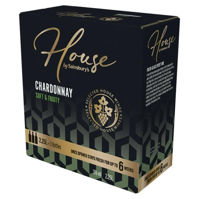 Sainsbury's House Chardonnay White Boxed Wine 225cl - gallery image 1