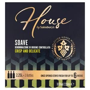 Sainsbury's House Soave White Boxed Wine 225cl