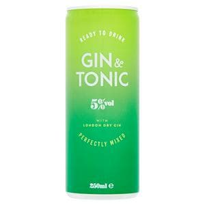 Sainsbury's Gin & Tonic 250ml
