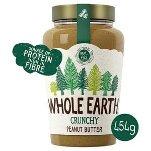 Whole Earth Crunchy Peanut Butter 454g