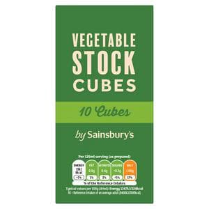 Sainsbury's Vegetable Stock Cubes 10 x 10g