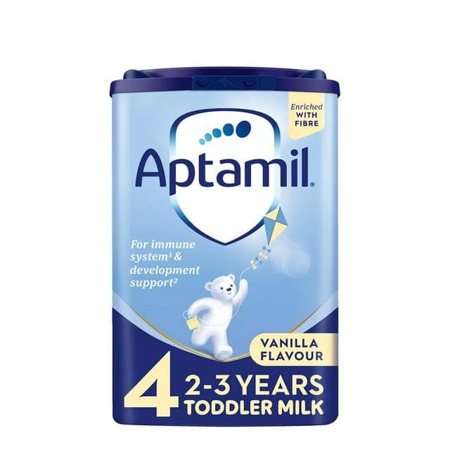 Aptamil 4 x Vanilla Flavoured 2+ Years Toddler Milk Formula Powder 800g - gallery image 1