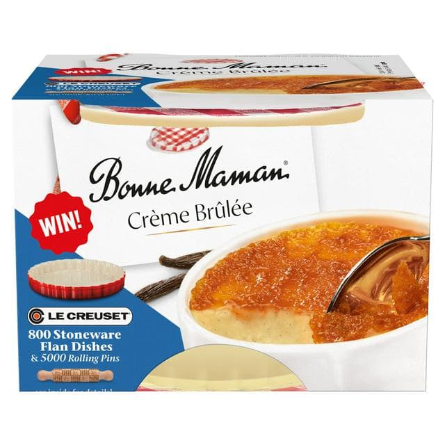 Bonne Maman Creme Brulee Dessert 2x100g - gallery image 1