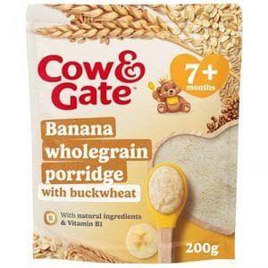 Cow & Gate Multigrain Banana Porridge Baby Cereal 200g