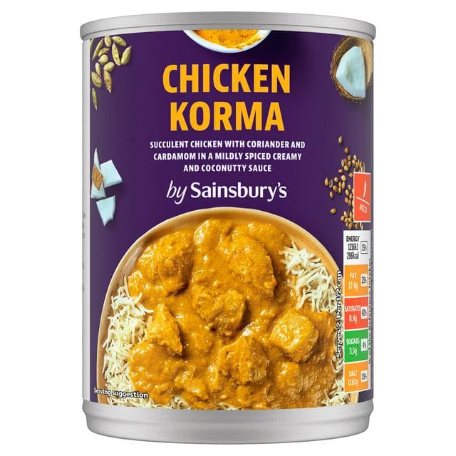 Sainsbury's Chicken Korma 392g - gallery image 1