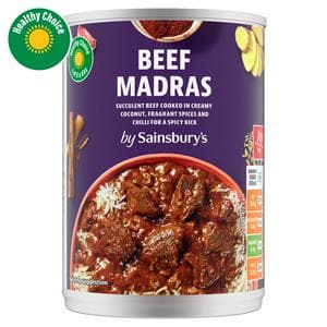 Sainsbury's Beef Madras Curry 392g
