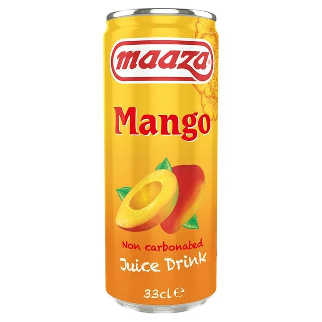 Maaza Mango Can 330ml (Sugar levy applied) - gallery image 1