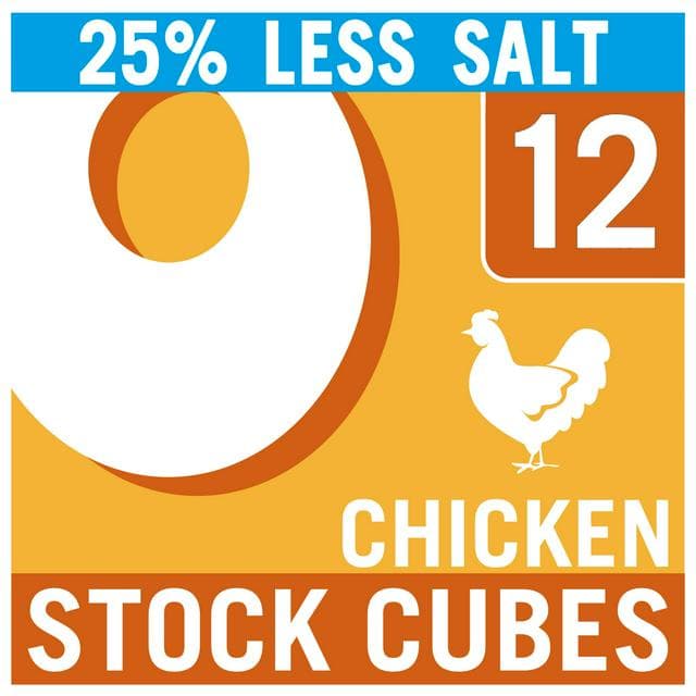 Oxo Reduced Salt Chicken Stock Cubes x12 71g - gallery image 1