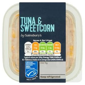 Sainsbury's Tuna & Sweetcorn Deli Filler 220g