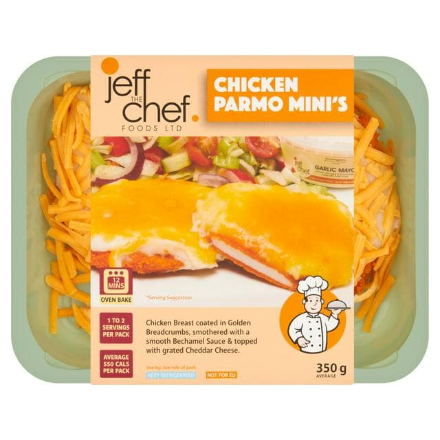 Jeff The Chef Chicken Parmo Minis 350g - gallery image 1