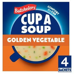 Batchelors Cup a Soup Golden Vegetable Sachets x4 82g