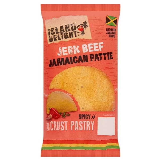 Island Delight Jerk Beef Pattie (Halal) 140g - gallery image 1