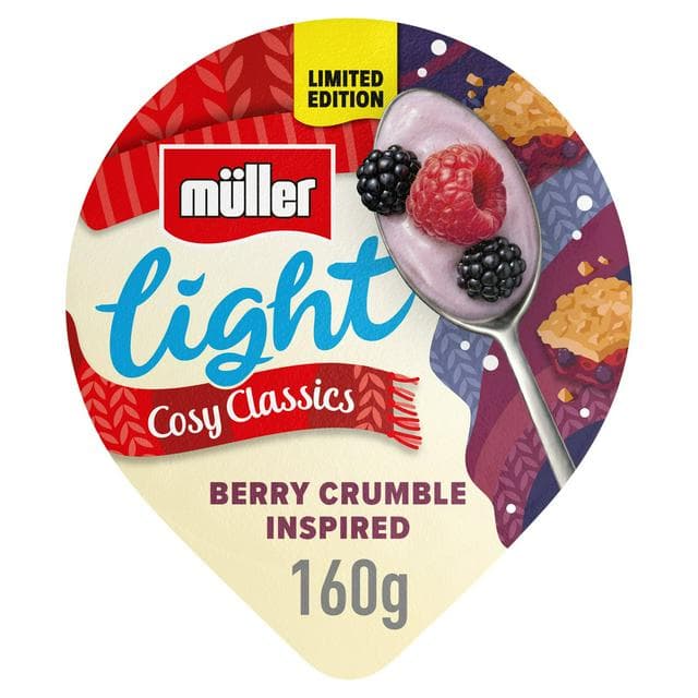 Müller Light Fat Free Yogurt Limited Edition 160g - gallery image 1