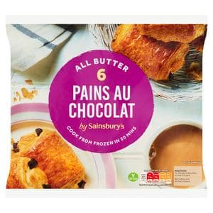 Sainsbury's Frozen Pain Au Chocolat x6 360g