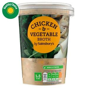 Sainsbury's Chicken & Vegetable Broth 600g