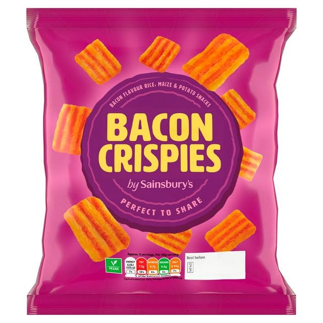 Sainsbury's Bacon Crispies 140g - gallery image 1