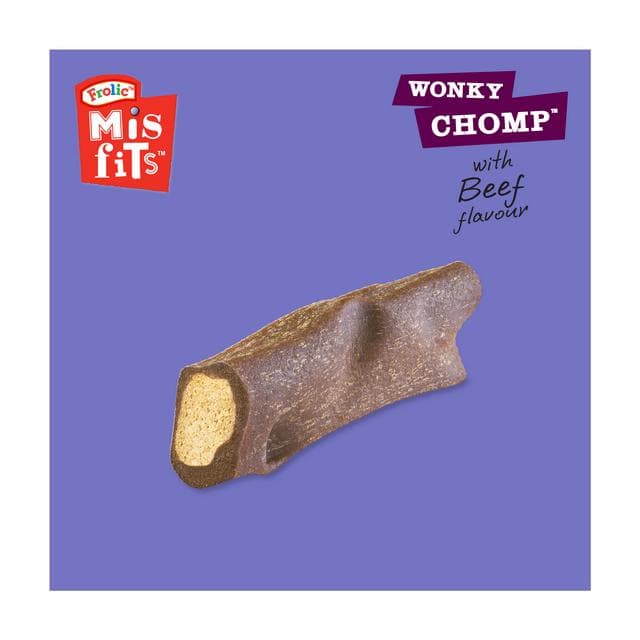 Misfits Wonky Chomp Adult Medium Dog Treats Liver 2 Stick 170g - gallery image 3