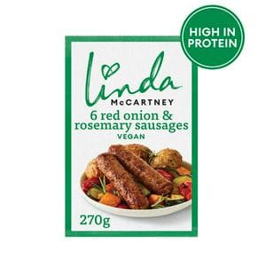 Linda McCartney Rosemary Vegetarian Sausages x6 270g