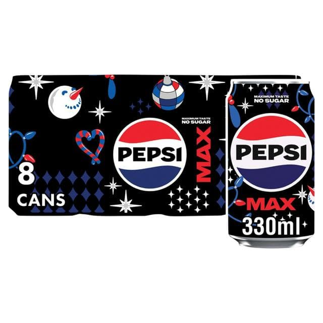 Pepsi Max No Sugar Cola Cans 8x330ml - gallery image 1