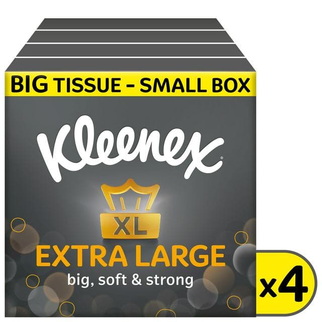 Kleenex 4 x 44 Sheets XL Tissues Compact Box - gallery image 1