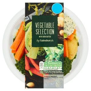 Sainsbury's Vegetable Selection with Herb Butter 340g