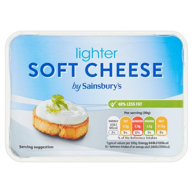 Sainsbury's Light Soft Cheese 250g - gallery image 1