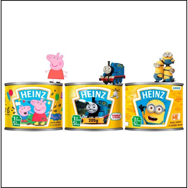 Heinz Peppa Pig Pasta Shapes 205g - gallery image 2