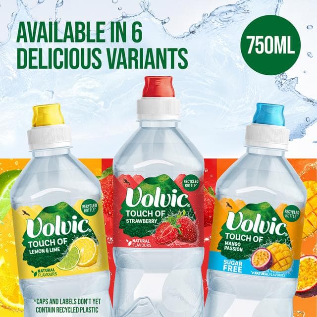 Volvic Touch of Fruit Strawberry Flavoured Water 750ml - gallery image 4