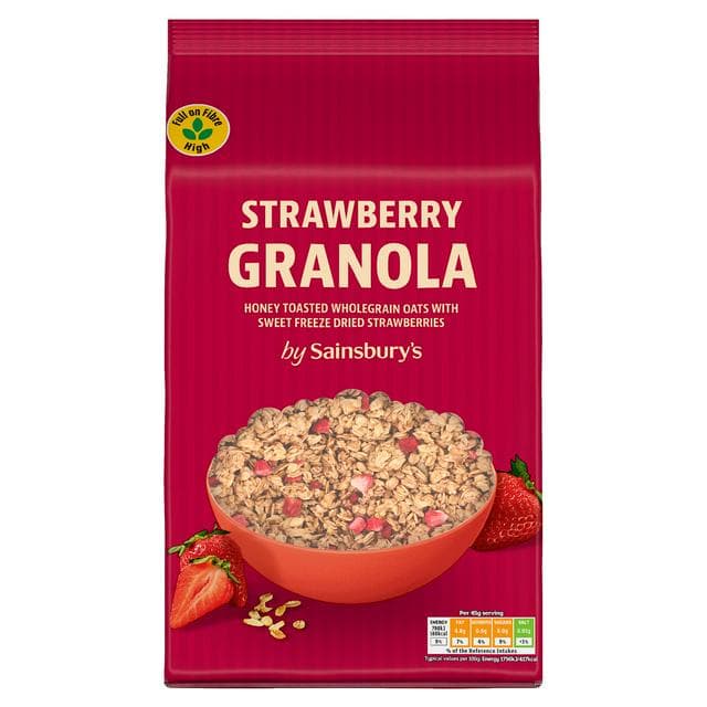 Sainsbury's Granola, Strawberry 1kg - gallery image 1