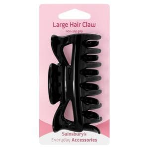 Sainsbury's Large Jaw Hair Grip Black