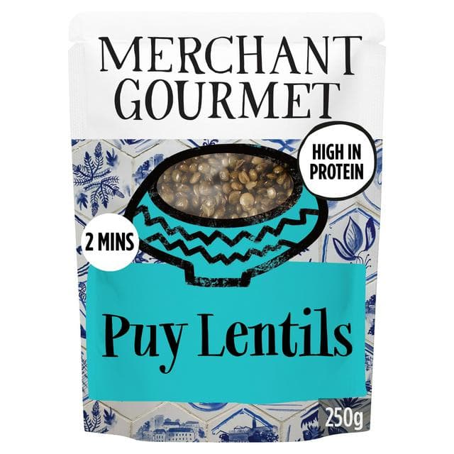 Merchant Gourmet Puy Lentils & French Green Lentils Simply Cooked 250g - gallery image 1