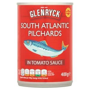 Glenryck 400g South Atlantic Pilchards in Tomato Sauce