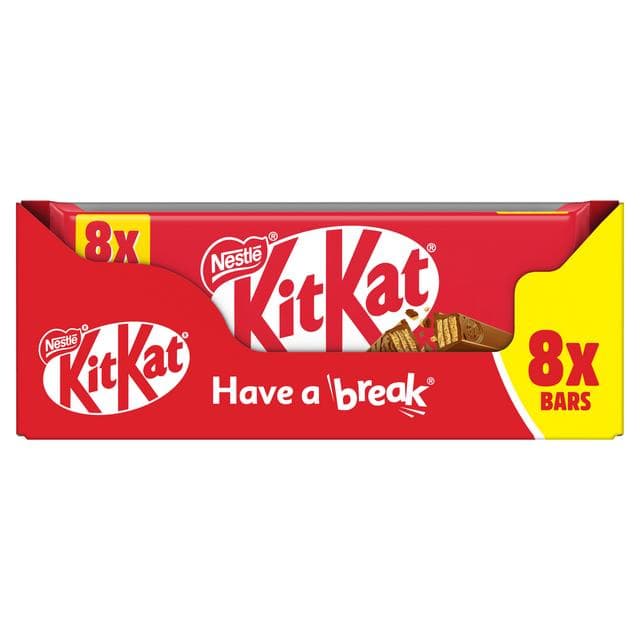 KitKat 4 Finger Milk Chocolate Biscuit Bar Multipack x8 332g - gallery image 5