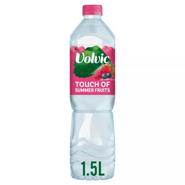 Volvic Touch of Fruit Summer Fruits Flavoured Water 1.5L - gallery image 1