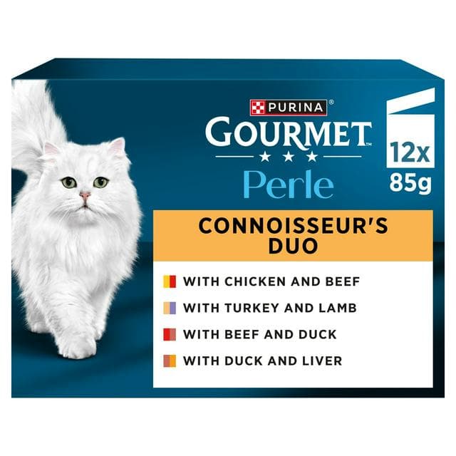 Gourmet Perle Connoisseur's Collection in Gravy Wet Cat Food 12 x 85g - gallery image 1