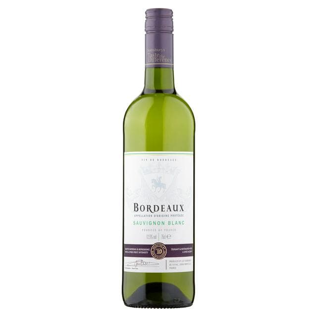 Sainsbury's Bordeaux Sauvignon Blanc White Wine, Taste the Difference 75cl - gallery image 1
