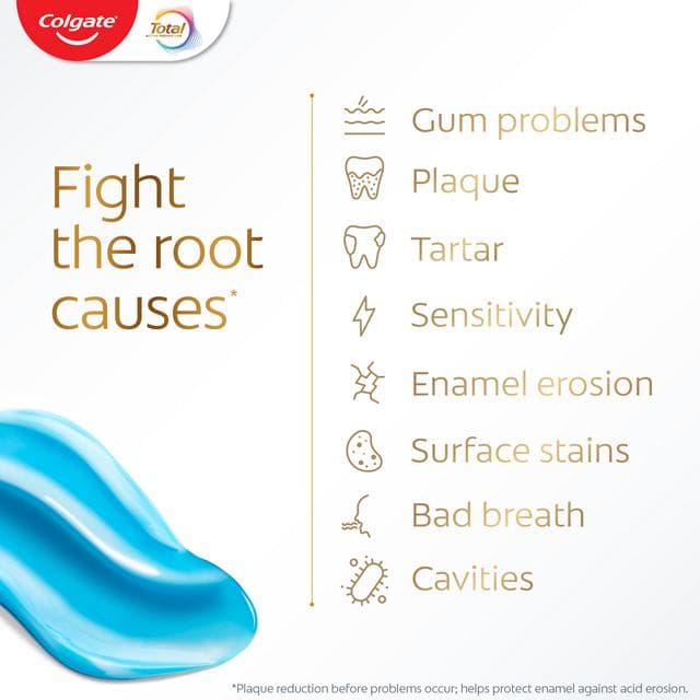 Colgate Total Active Prevention Teeth Whitening Toothpaste 125ml - gallery image 4