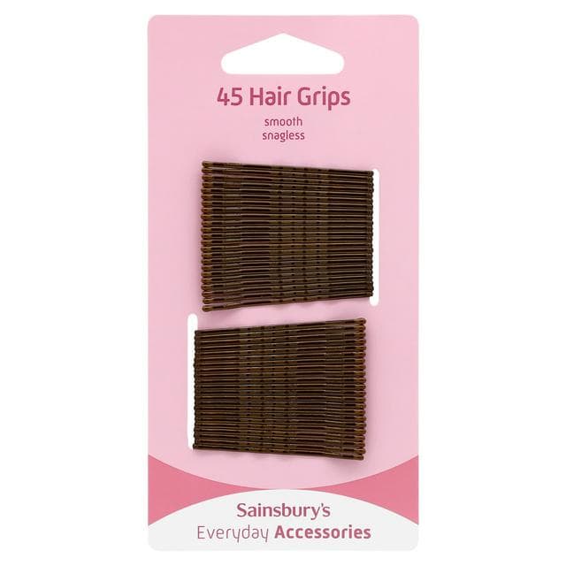 Sainsbury's Hair Grips Brown x45 - gallery image 1