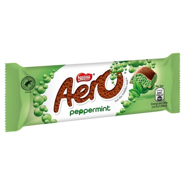 Aero Peppermint Chocolate Bar 36g - gallery image 4