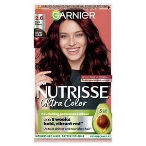 Garnier Nutrisse Ultra Permanent Hair Dye Dark Cherry Red 2.6