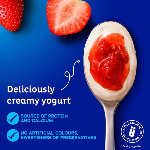 Müller Corner Strawberry Yogurt 136g - gallery image 2