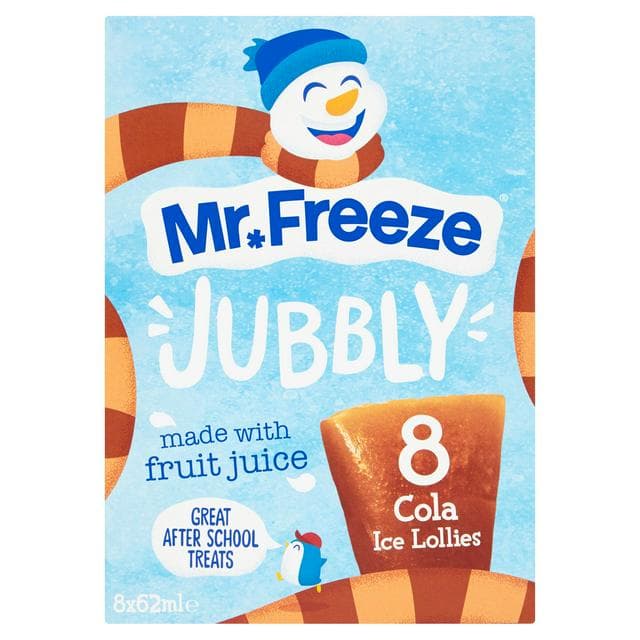 Mr. Freeze 8 x 62ml Jubbly Cola Ice Lollies - gallery image 1